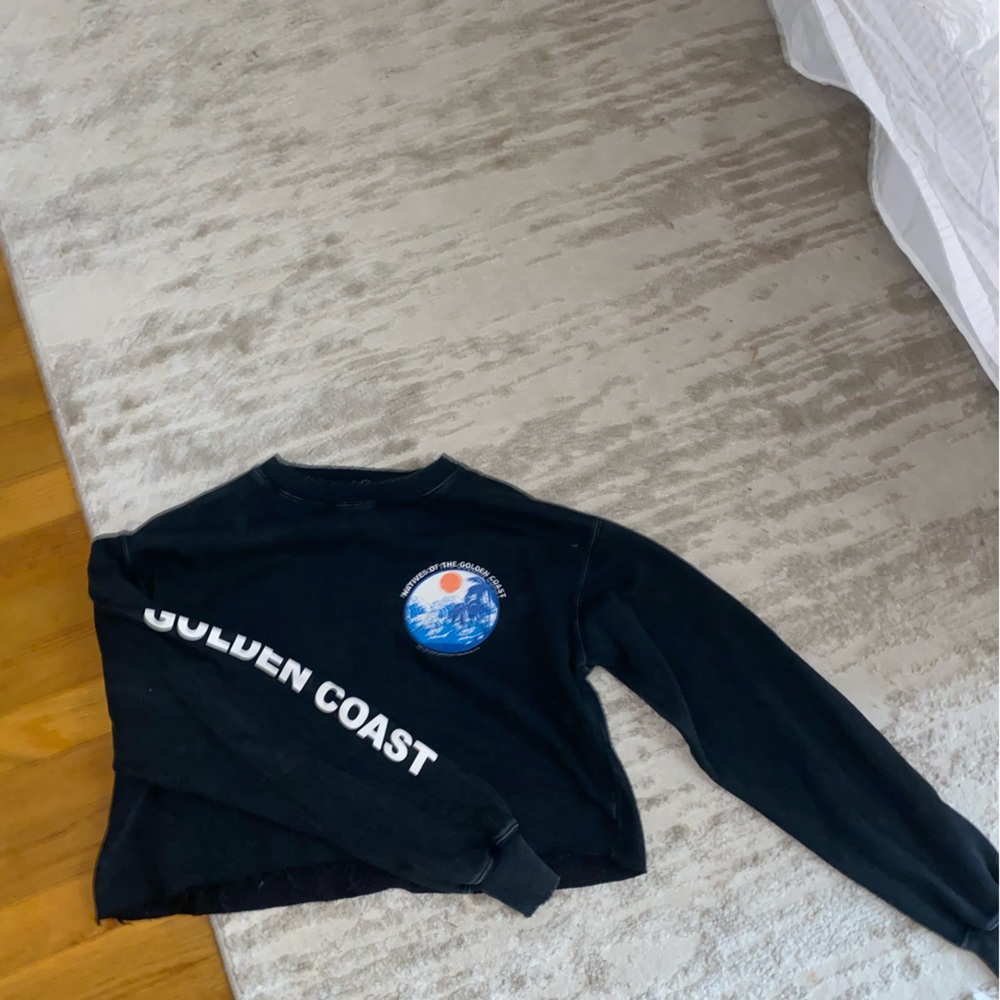 John Galt California O/S cropped long sleeve Golden Coast sweatshirt